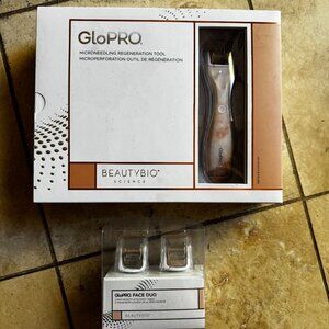 New GLOPRO FACIAL MICRONEEDLING TOOL with  FACE DUO attachment head